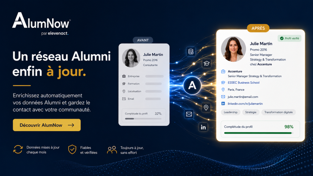 AlumNow — animez et fédérez votre réseau Alumni